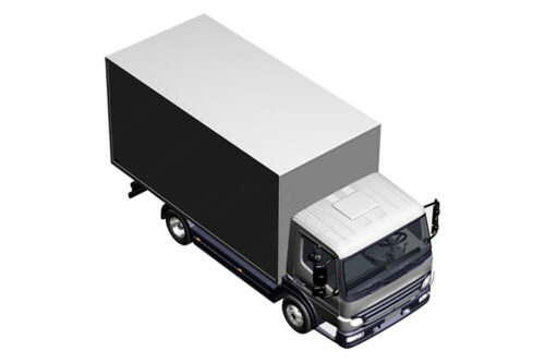 Customized Anti-UV Gelcoat Glossy GRP Freight Truck Bodies 定制抗紫外线胶衣亮光 GRP 货运车车身