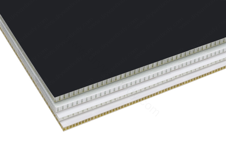 Polypropylene Honeycomb FRP Sandwich Panels for delivery truck body